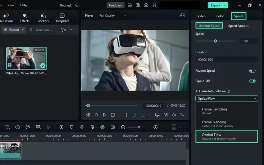 Final video delivery preview on a professional editing screen